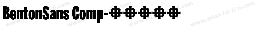 BentonSans Comp字体转换